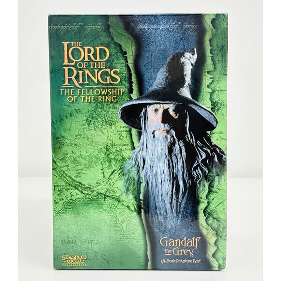 Sideshow Weta Gandalf the Grey 1:4 Bust Lord of the Rings Fellowship of the Ring - Picture 1 of 10